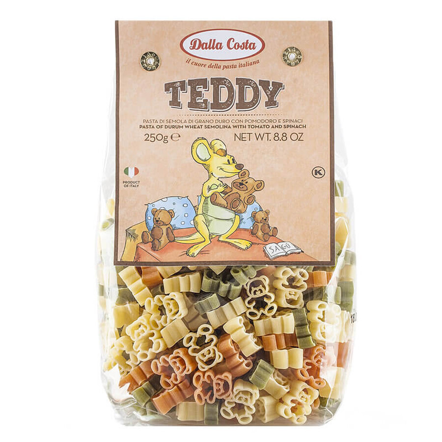 Teddy dreifarbige Hartweizennudeln, 250 g, Dalla Costa