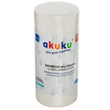 AKUKU, wegwerp bamboe handdoeken voor baby's en kinderen, 18 x 25 cm, op rol, 100 stuks