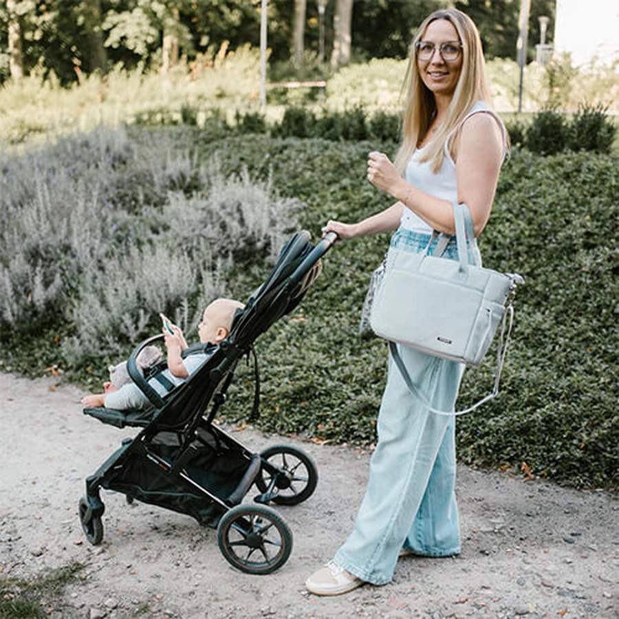 BabyOno, stroller bag, Carmen, grey