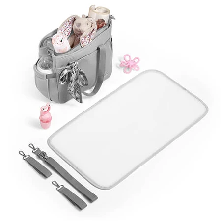 BabyOno, stroller bag, Carmen, grey