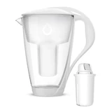 Dafi Crystal Led, glass filter pitcher, white, 2 l + Classic filter, 1 piece