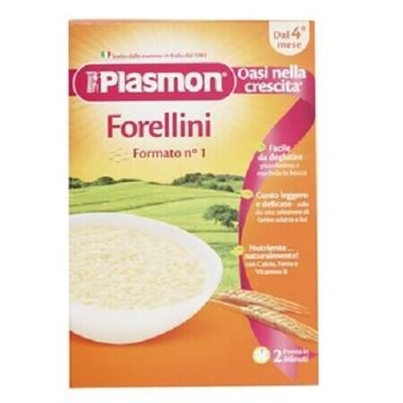 Paste Forellini, +4 luni, 320 g, Plasmon