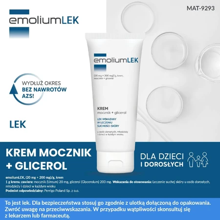 EmoliumLEK 20 mg + 200 mg/g, crème, 100 g