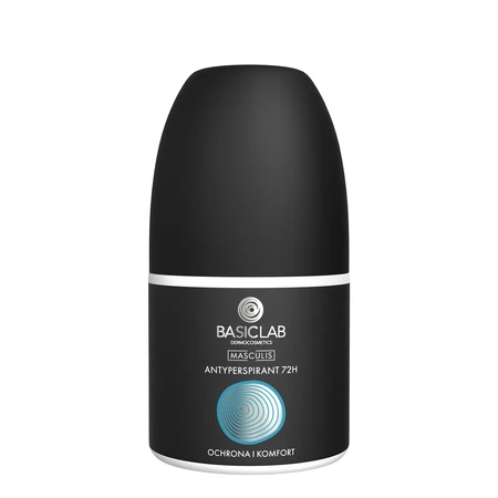 BasicLab Masculis, anti-transpirant 72h, protection et confort, 60 ml