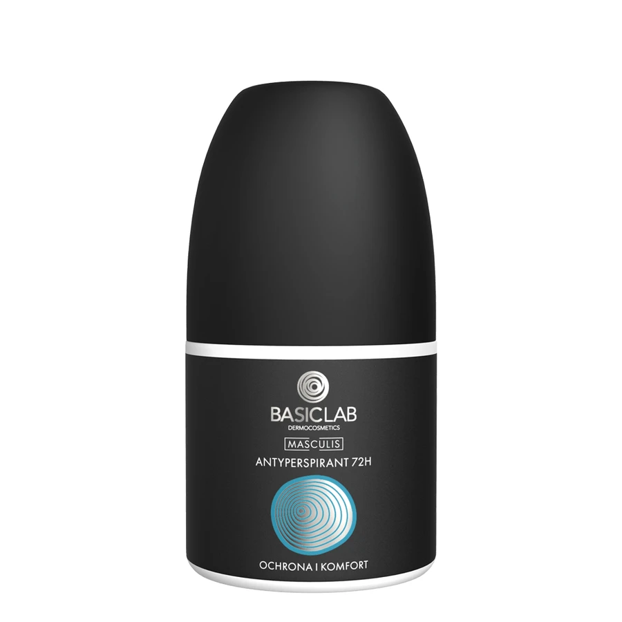 BasicLab Masculis, anti-transpirant 72h, protection et confort, 60 ml