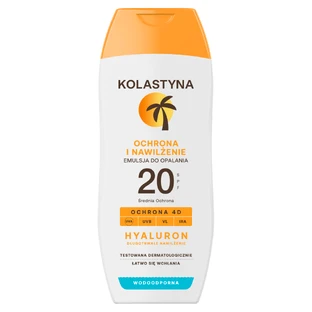 Kolastyna, emulsión bronceadora, FPS 20, 200 ml