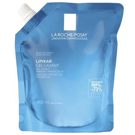 La Roche-Posay Lipikar, sanftes Reinigungsgel für Gesicht und Körper, empfindliche Haut, 400 ml