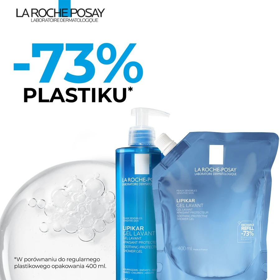 La Roche-Posay Lipikar, sanftes Reinigungsgel für Gesicht und Körper, empfindliche Haut, 400 ml