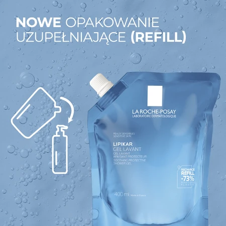 La Roche-Posay Lipikar, sanftes Reinigungsgel für Gesicht und Körper, empfindliche Haut, 400 ml