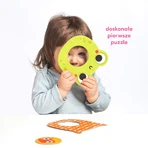 CzuCzu Zwierzątka, puzzle z dziurką dla dzieci, od 12 miesięcy, 14 elementów: ceny i cechy