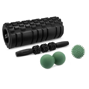 Spokey Mixroll, rodillo de masaje con accesorios, 1 pieza