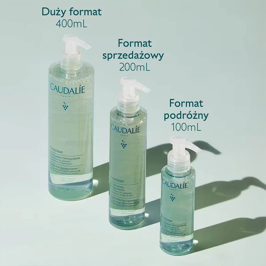 Caudalie Vinoclean, desmaquillante micelar, 200 ml