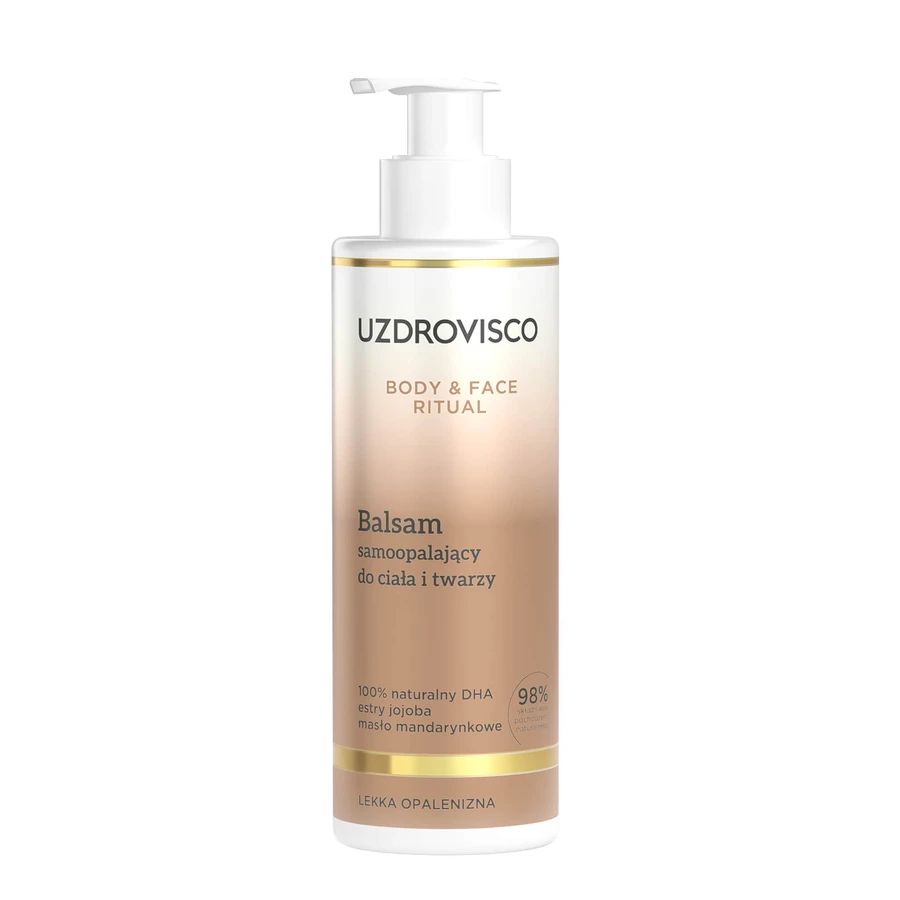 Uzdrovisco Body&Face Ritual, Selbstbräunungslotion, für Körper und Gesicht, 200 ml