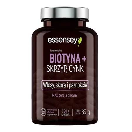Essensey Biotine, Heermoes, Zink, 90 capsules
