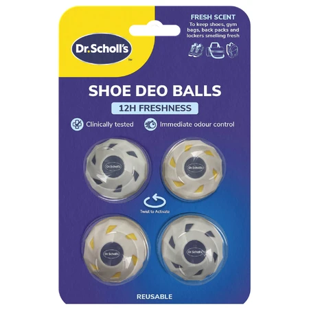 Dr. Scholl's, desodorierende Schuhkugeln, 4 Stück