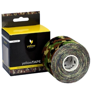 YellowSport YellowTape, Kinesiotaping-Band, grün marokko, 5 cm x 5 m