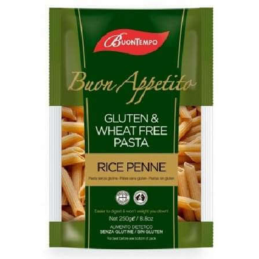 Paste Penne din orez, 250g, BuonTempo