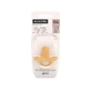 Suzeta fiziologica din silicon SX Pro Colour Essence, 0-6 luni, Galben Mustar, Suavinex