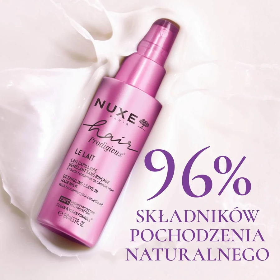 Nuxe Hair Prodigieux, leicht entwirrende, feuchtigkeitsspendende Haarmilch ohne Ausspülen, 100 ml