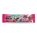 Bunny Ninja Fruchtstrohhalme, Fruchtsnack, Apfel-Himbeere, 16 g