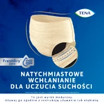 Tena Lady Pants Creme, saugfähige Slips, Größe M, 75-105 cm, Plus, 9 Stück