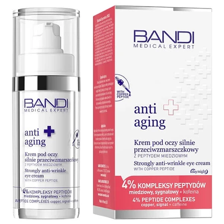 Medical Expert Anti-Aging, crème anti-rides pour les yeux avec peptide de cuivre, 30 ml