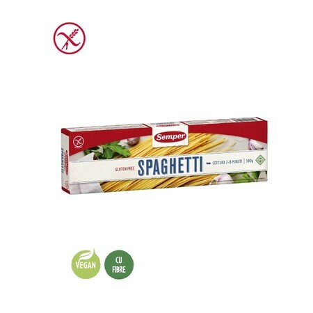 Paste Spaghete fara gluten, 500 gr, Semper