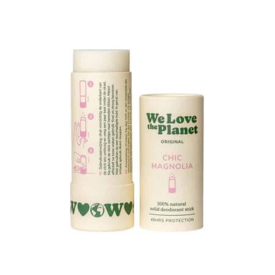 Natuurlijke deodorant stick, Chic Magnolia, 40 g, We Love The Planet