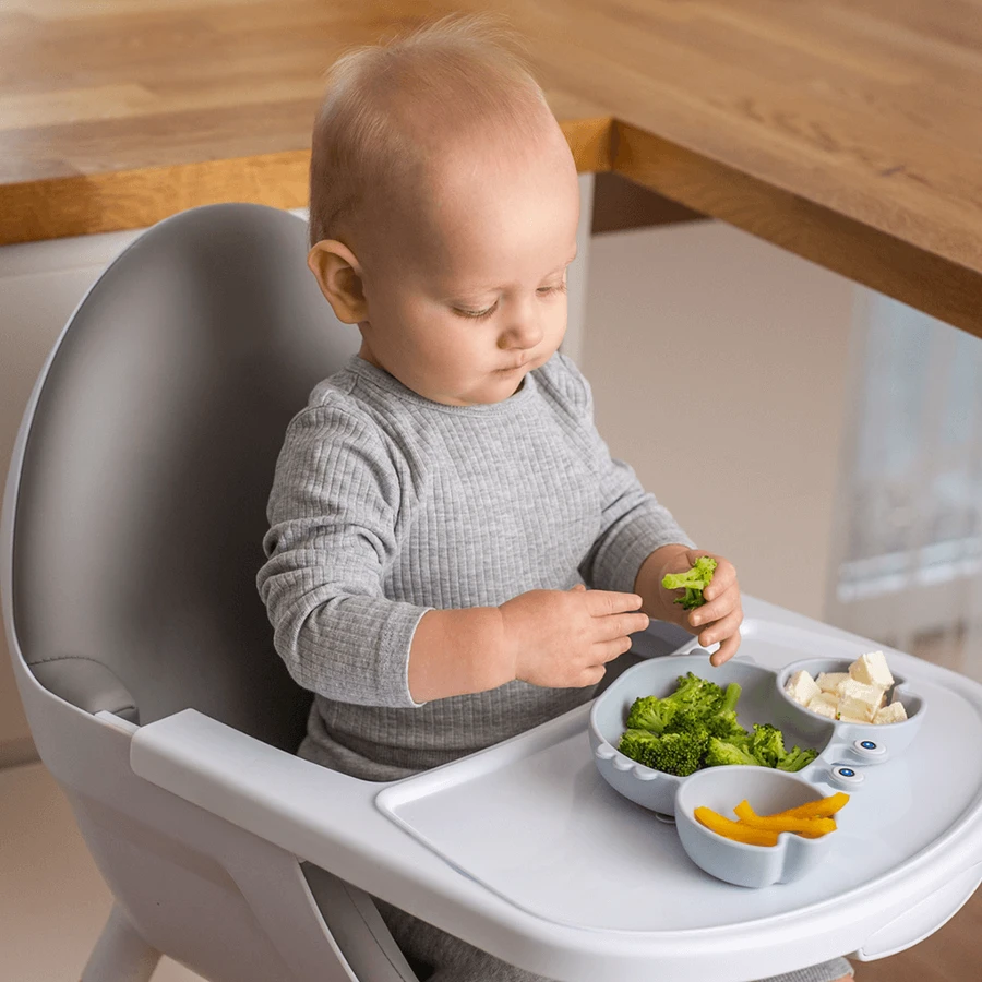 Dumel GiliGums, plate, Crab, gray, from 6 months, 1 piece