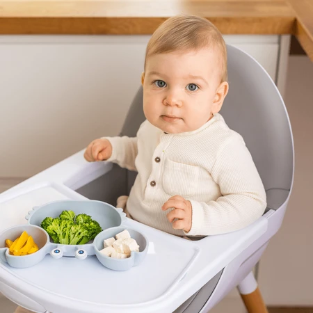 Dumel GiliGums, plate, Crab, gray, from 6 months, 1 piece