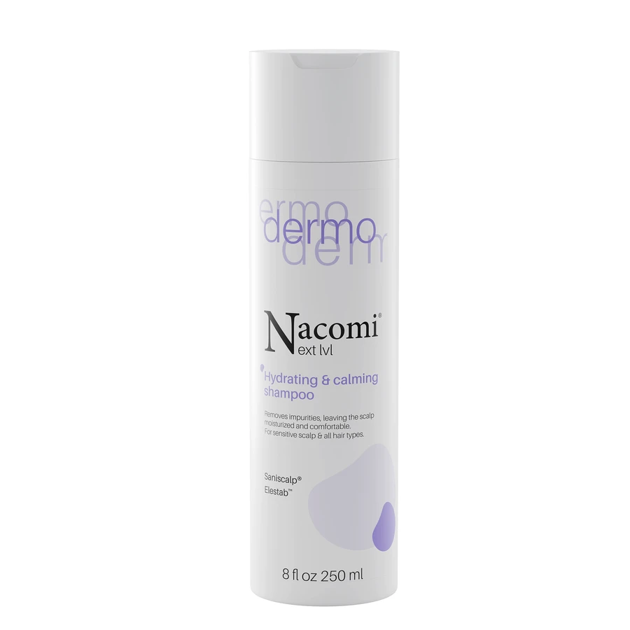 Nacomi Next Level Dermo, șampon hidratant și calmant, 250 ml