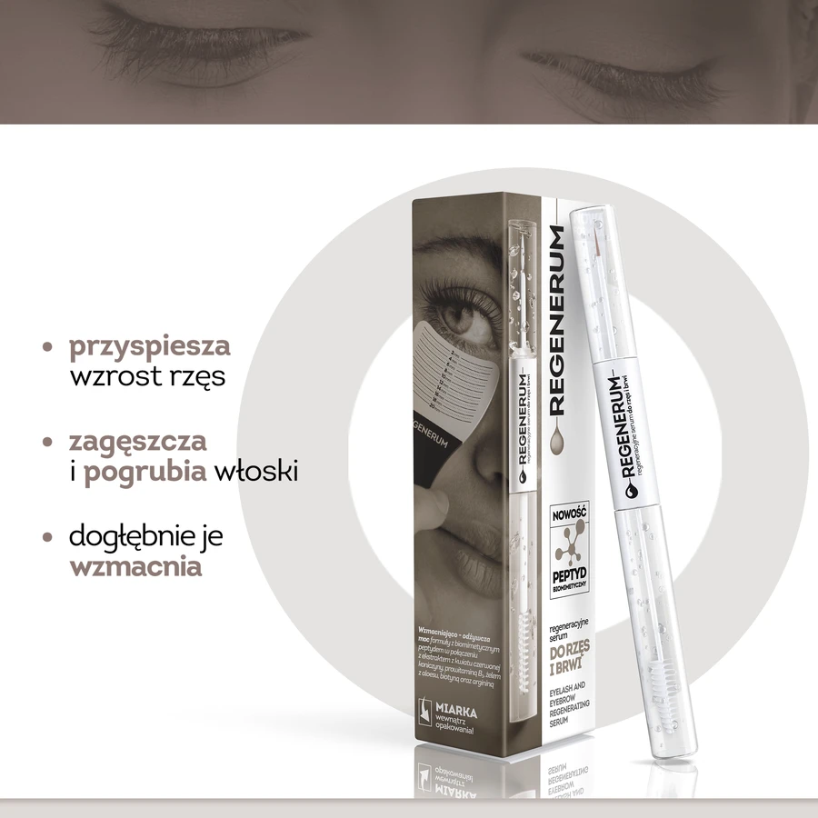 Regenerum, sérum régénérant pour les cils et les sourcils, 11 ml + Invitation - place de cinéma gratuite