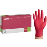 EasyCare Nitril, nitril handschoenen, niet-steriel, poedervrij, framboos, maat L, 100 stuks