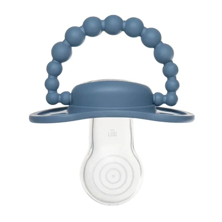 Luu Kids, Schnuller, Positionierung, Silikon, Cloudy Blue, 3-6 Monate, 1 Stück