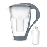 Dafi Crystal Led, glass filter pitcher, steel, 2 l + Classic filter, 1 piece