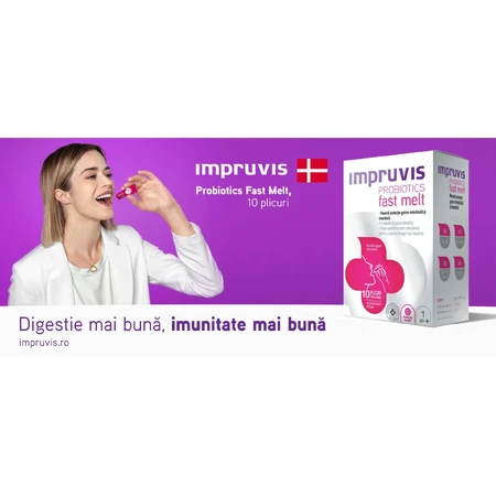 Impruvis Fast Melt Pack mit Pfirsichgeschmack, 2 x 10 Beutel, Pharma Brands