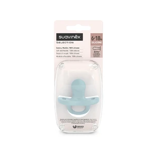 Silikon-Schnuller SX Pro Colour Essence, 6-18 Monate, Blau, Suavinex