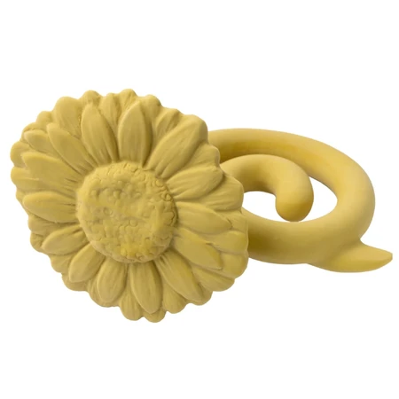 Natruba, Beißring aus Naturkautschuk, Sonnenblume, ab Geburt, 1 Stück