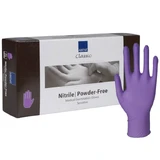 Abena, guantes de nitrilo, no estériles, sin polvo, violeta, talla XL, 100 unidades