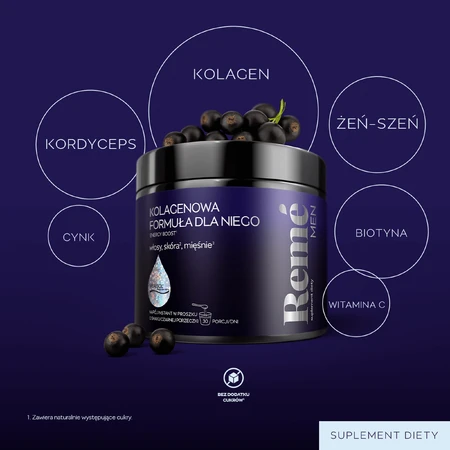 Reme Men Collagen Formula for Him, black currant flavor, 150 g
