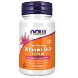 Now Foods Vitamin D-3 4000 IU, vitamina D, 240 cápsulas