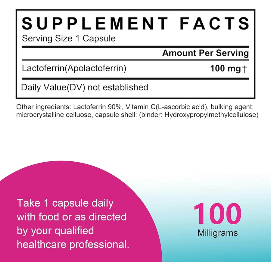 Aliness Lactoferrin LFS 95% 100 mg, 30 Kapseln