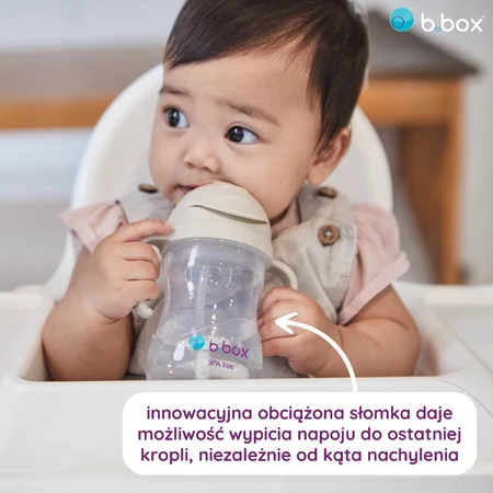 B.Box, fles met rietje, latte, vanaf 6 maanden, 240 ml