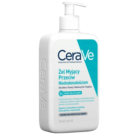 CeraVe, gel lavant contre les imperfections, 473 ml