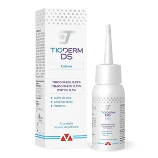 Intensieve lotion voor seborroïsch eczeem Tioderm DS, 50 ml, Braderm