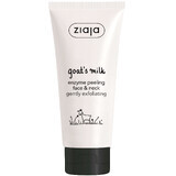 Peeling cu enzime pentru fata si gat Goat's Milk, 75 ml, Ziaja