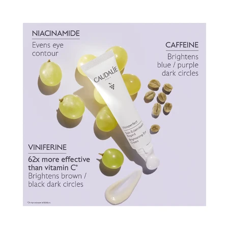 Caudalie Vinoperfect, aufhellende Augencreme, 15 ml