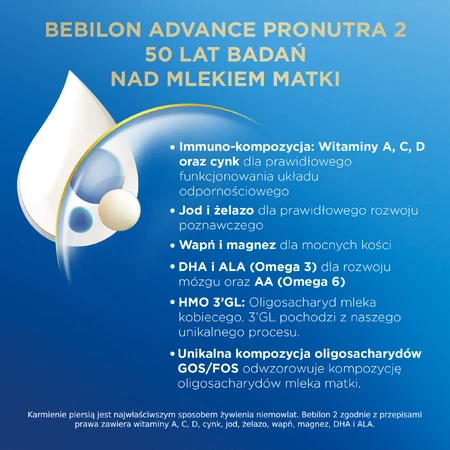 Bebilon Advance Pronutra 2, Folgemilch, über 6 Monate, 2 x 1000 g