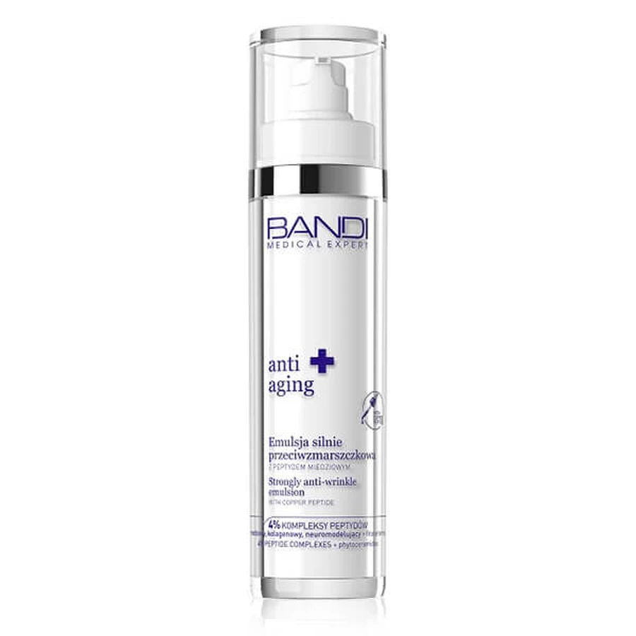 Medical Expert Anti-Aging, starke Anti-Falten-Emulsion mit Kupferpeptid, 50 ml