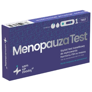 Self-test Menopause Test, test rápido para la detección de la hormona FSH en orina, casete, 1 unidad